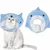 Pawzy Motif de requin circulaire élisabéthain pour chat et chien