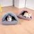 IntiMeg Niche en coton pour petits animaux d'hiver