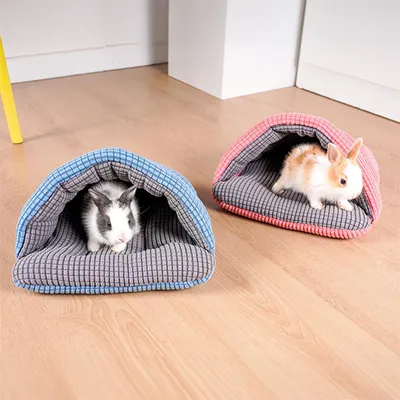 IntiMeg Niche en coton pour petits animaux d'hiver