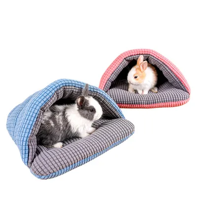 IntiMeg Niche en coton pour petits animaux d'hiver