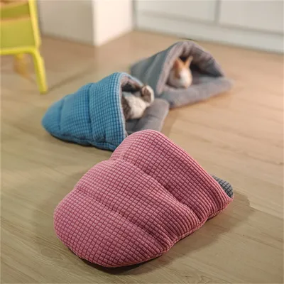IntiMeg Caseta de algodón para mascotas pequeñas de invierno