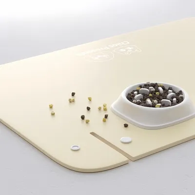 Pawzy  Tapis de Nourriture pour Chiens et Chats