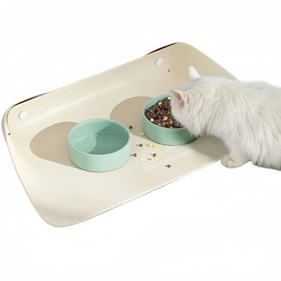 Pawzy  Tapis de Nourriture pour Chiens et Chats