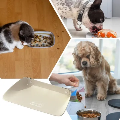 Pawzy  Tapis de Nourriture pour Chiens et Chats
