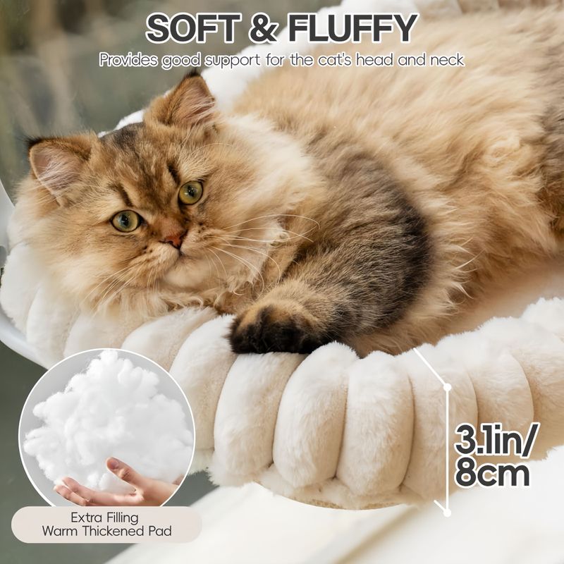 FurryFusion Hamac pliable pour chat