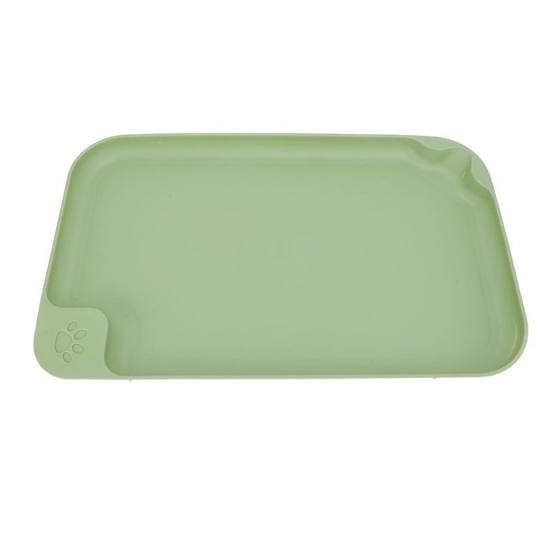 Tapis d'alimentation pour animaux à bords surélevés