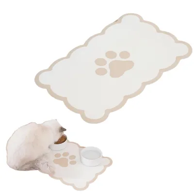 Zoomtopia Tapis d'alimentation pour animaux de compagnie