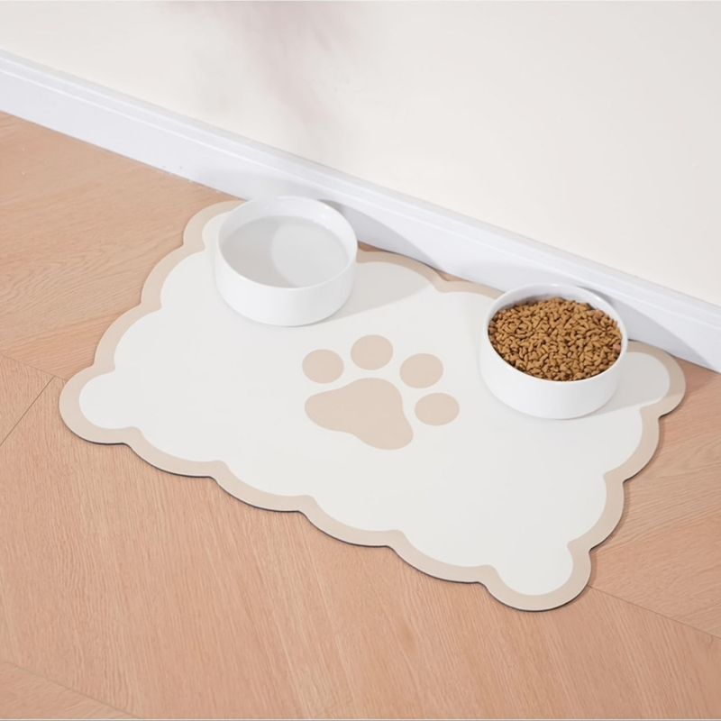 Zoomtopia Tapis d'alimentation pour animaux de compagnie
