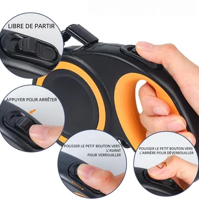 Zoomtopia Laisse rétractable pour chien