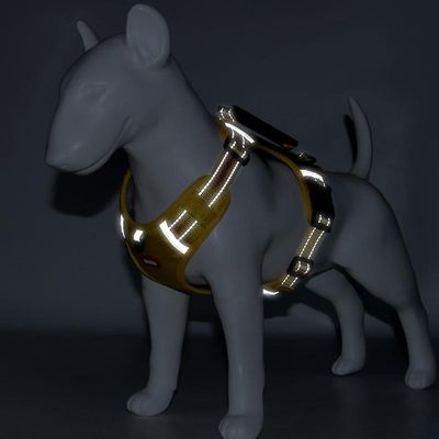 UAMLY Anti-Zug-Hundegeschirr (schwarz)