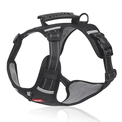 Harnais anti-traction pour chien(noir)