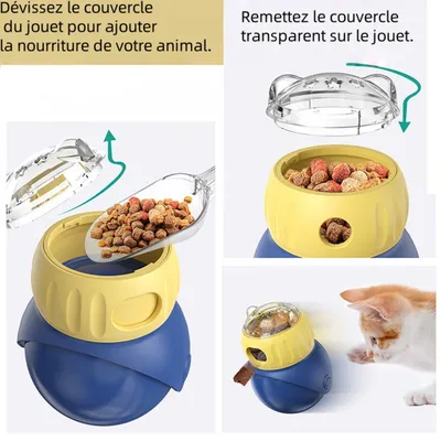 Zoomtopia Jouet pour chatqui fuit de la nourriture