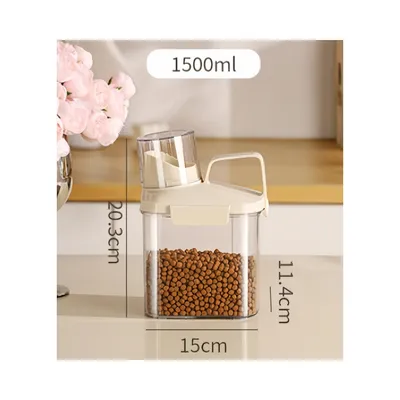 Zoomtopia Conteneur pour nourriture pour chien de 1,5 L