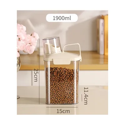 Zoomtopia conteneur pour nourriture pour chien 1,9 L