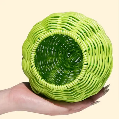 Zoomtopia Nid pour oiseaux en imitation rotin