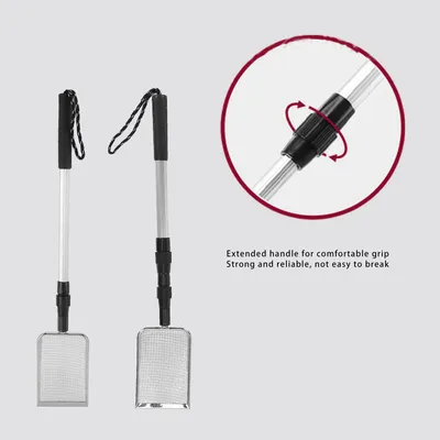 UAMLY Pala extensible para arena de gatos, tamiz para arena de gatos