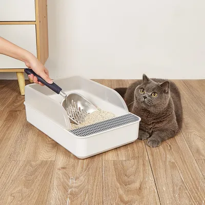 Pawzy Pelle à litière aluminium pour chat