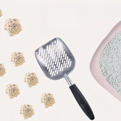 Pawzy Pelle à litière aluminium pour chat