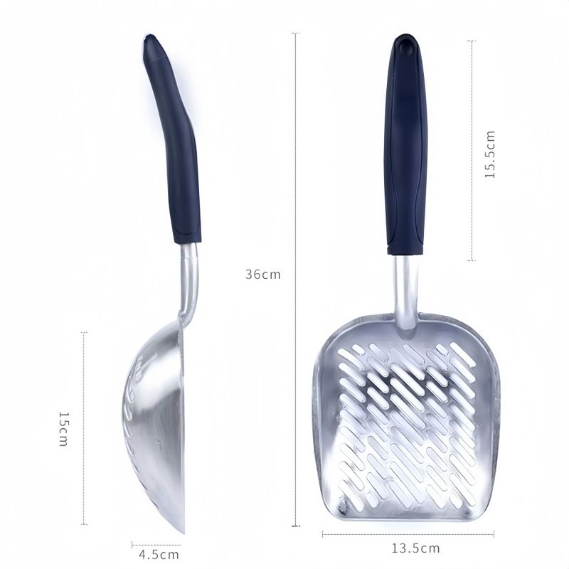 Pawzy Pelle à litière aluminium pour chat