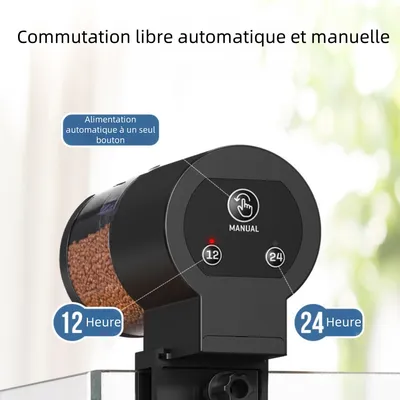 Zoomtopia Distributeur automatique d'aliments pour aquarium