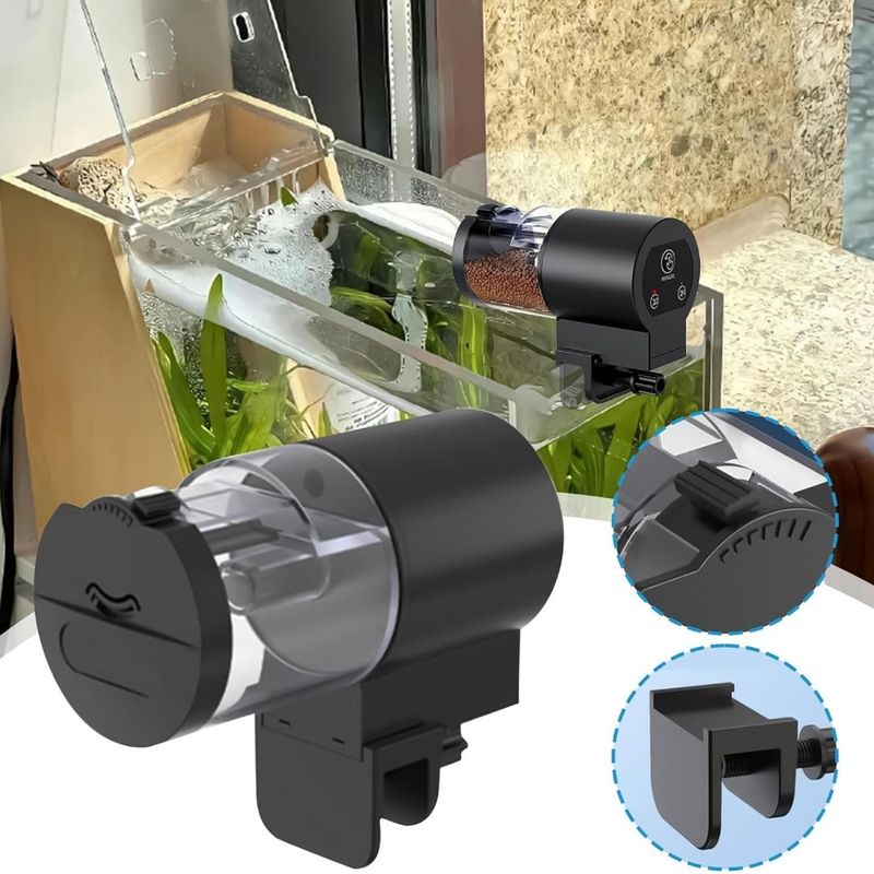 Zoomtopia Distributeur automatique d'aliments pour aquarium