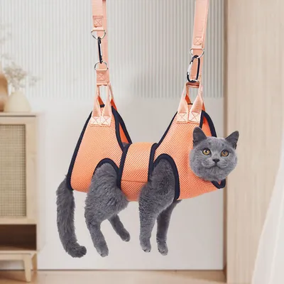 Pawzy Hamac de toilettage pour chien et chat 54×42.5CM