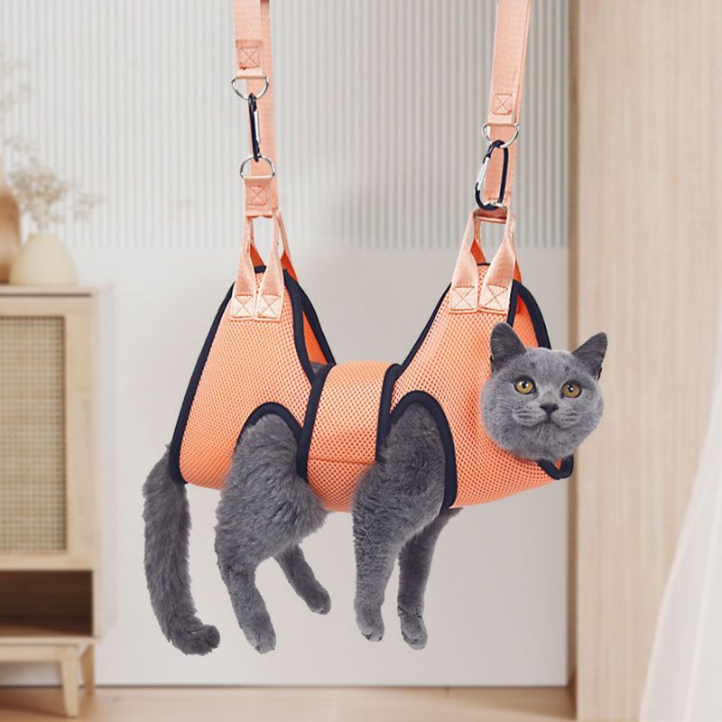 Pawzy Hamac de toilettage pour chien et chat 54×42.5CM