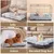 IntiMeg Matelas de lit pour chien en peluche
