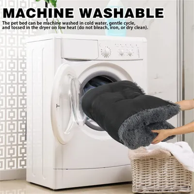 IntiMeg Matelas de lit pour chien en peluche