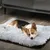 IntiMeg Matelas de lit pour chien en peluche