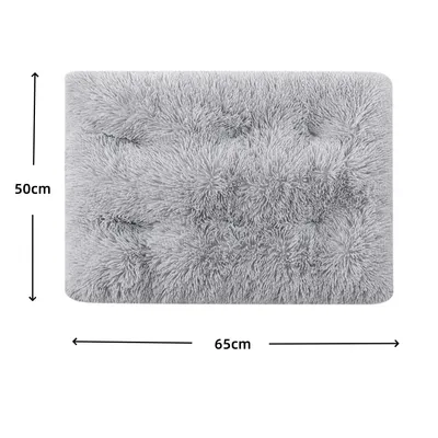 IntiMeg Matelas de lit pour chien en peluche