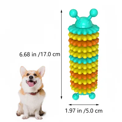 IntiMeg Jouet à mâcher pour chien en forme de chenille