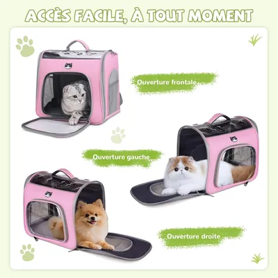 Zoomtopia Sac à dos pour chat et petit chien