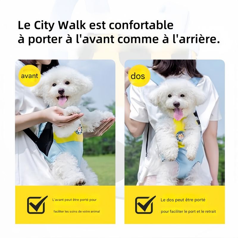 Pawzy Sac à dos de voyage pour chien