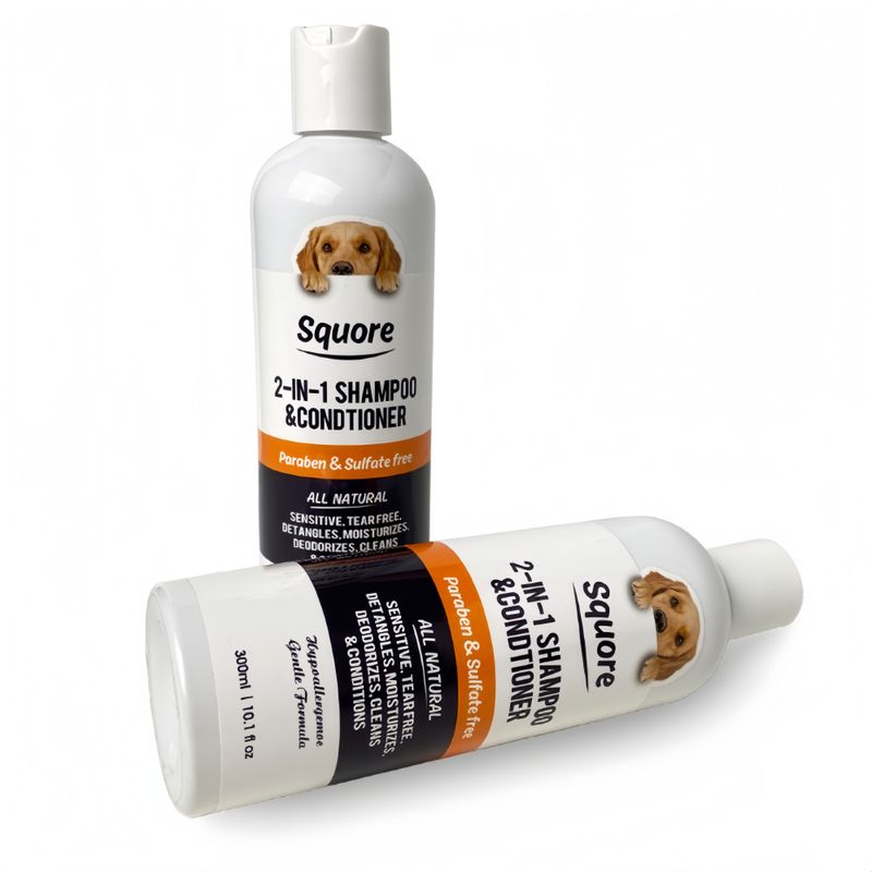 FurryFusion Gel douche déodorant anti-acariens pour chien 300 ml