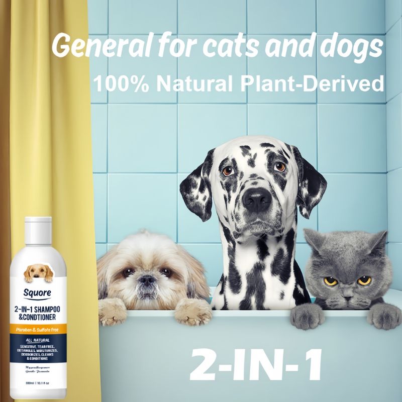 FurryFusion Gel douche déodorant anti-acariens pour chien 300 ml