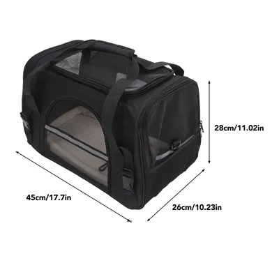 Sac de transport pour chat et chien en maille respirante