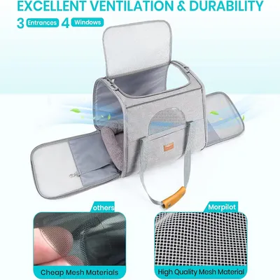 IntiMeg Sac pour chien et chat respirant et pliable