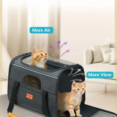 IntiMeg Sac pour chien et chat respirant et pliable