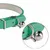 FurryFusion Lot de 2 Collier de chat avec cloche en cuir PU