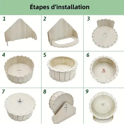 Zoomtopia Roue d'exercice pour petits animaux