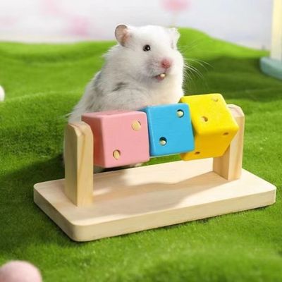 Zoomtopia Jouet d'exercice en bois pour hamste