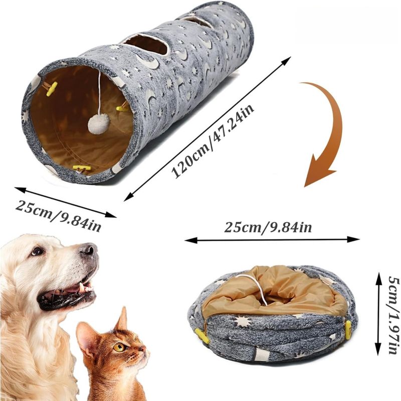 Zoomtopia Tunnel de chat auto  lumineux