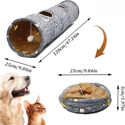 Zoomtopia Tunnel de chat auto  lumineux