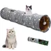 Zoomtopia Selbstaufstellender Katzen-Tunnel mit Beleuchtung