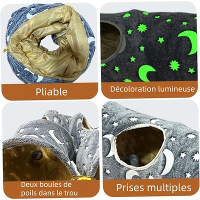 Zoomtopia Tunnel de chat auto  lumineux