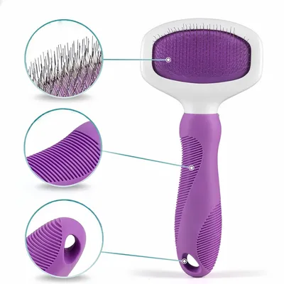 Pawzy Brosse de toilettage pour chien et chat