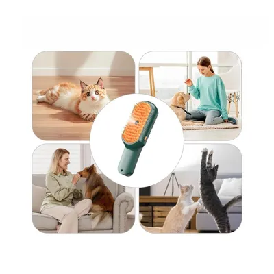 Zoomtopia Brosse à vapeur pour chiens et chats