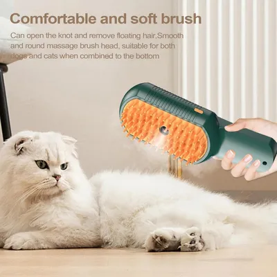 Zoomtopia Brosse à vapeur pour chiens et chats