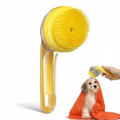 Pawzy Brosse de bain pour animaux